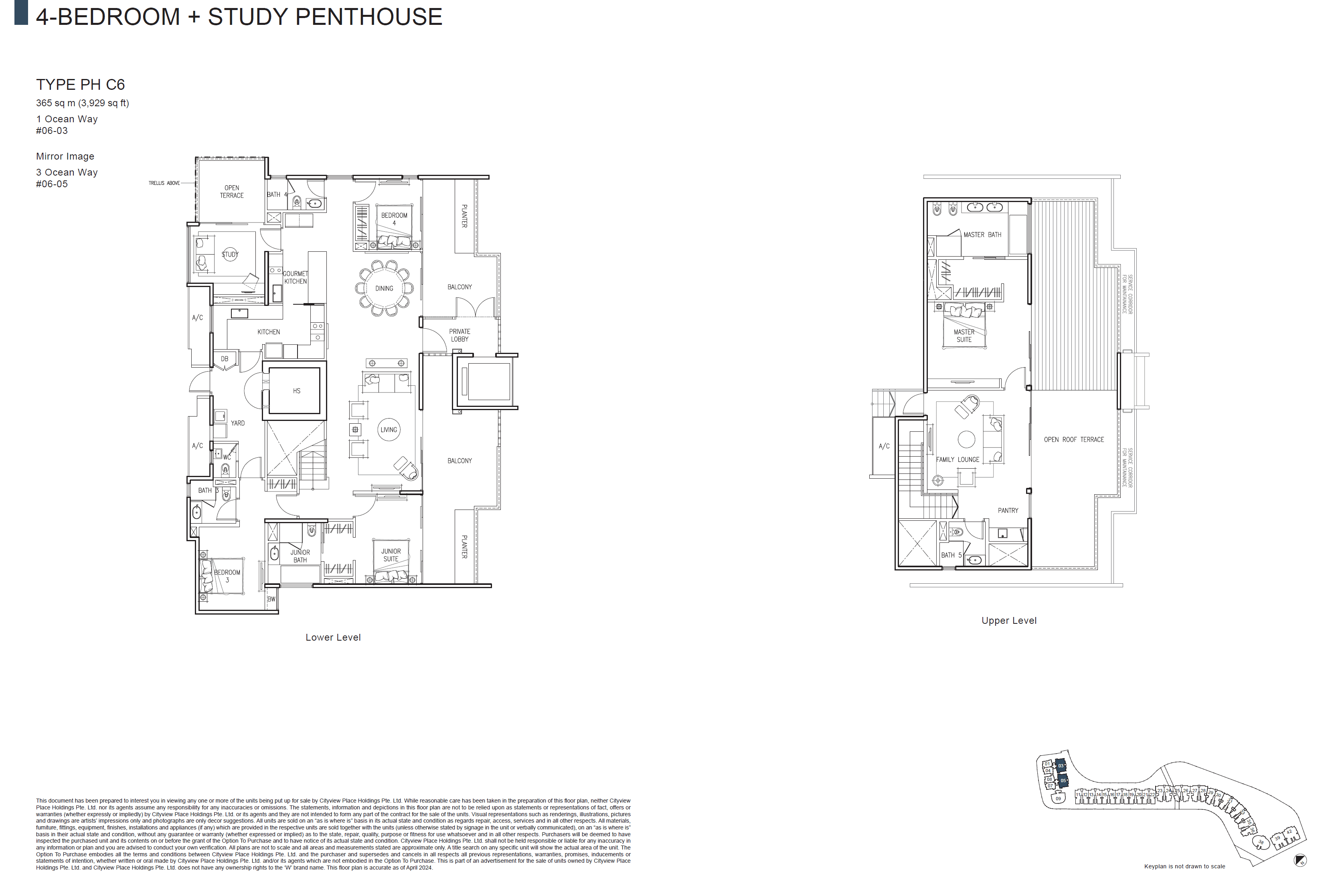 The Residences At W Singapore Sentosa Cove Penthouse PH C6
