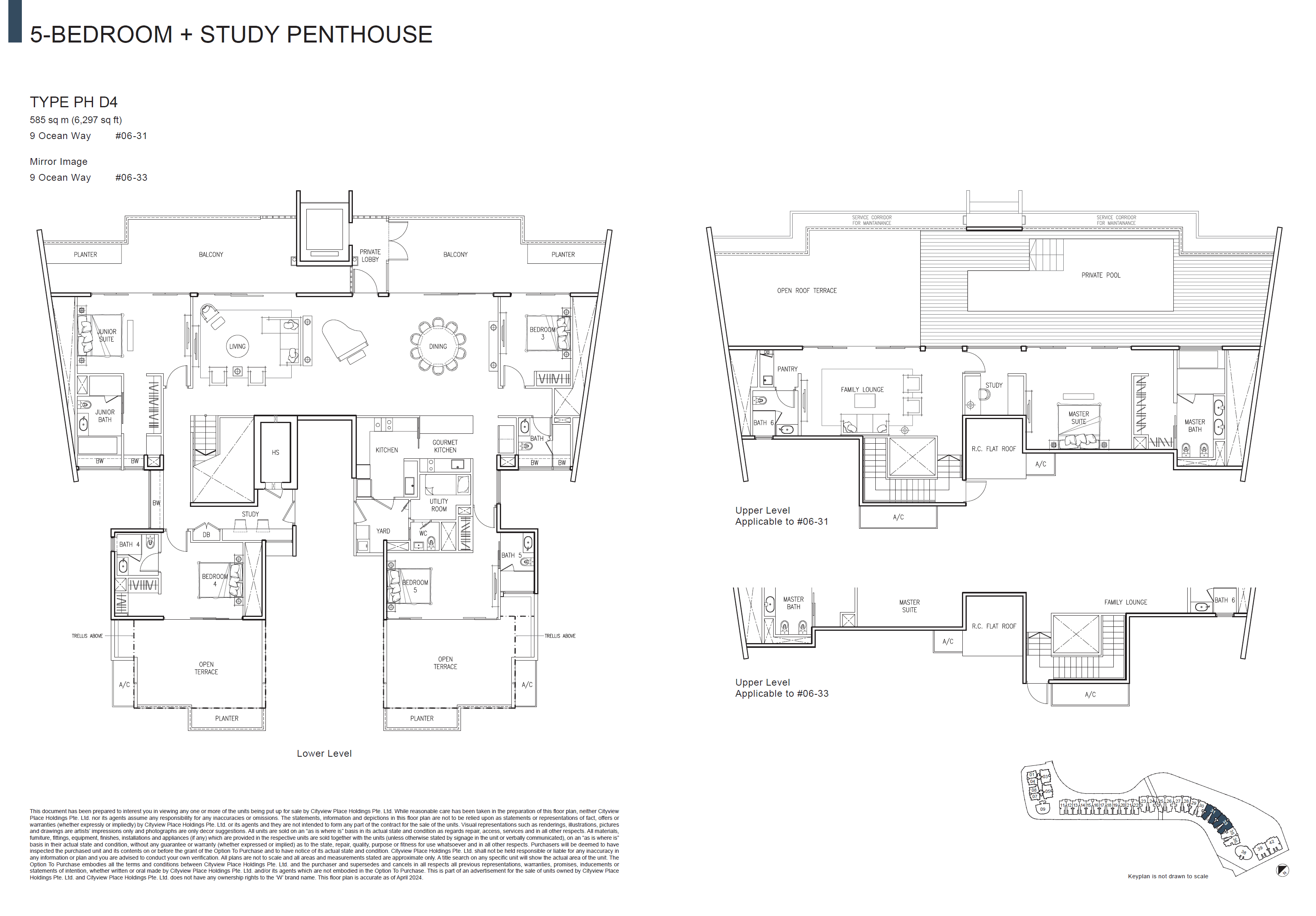 The Residences At W Singapore Sentosa Cove Penthouse PH D4