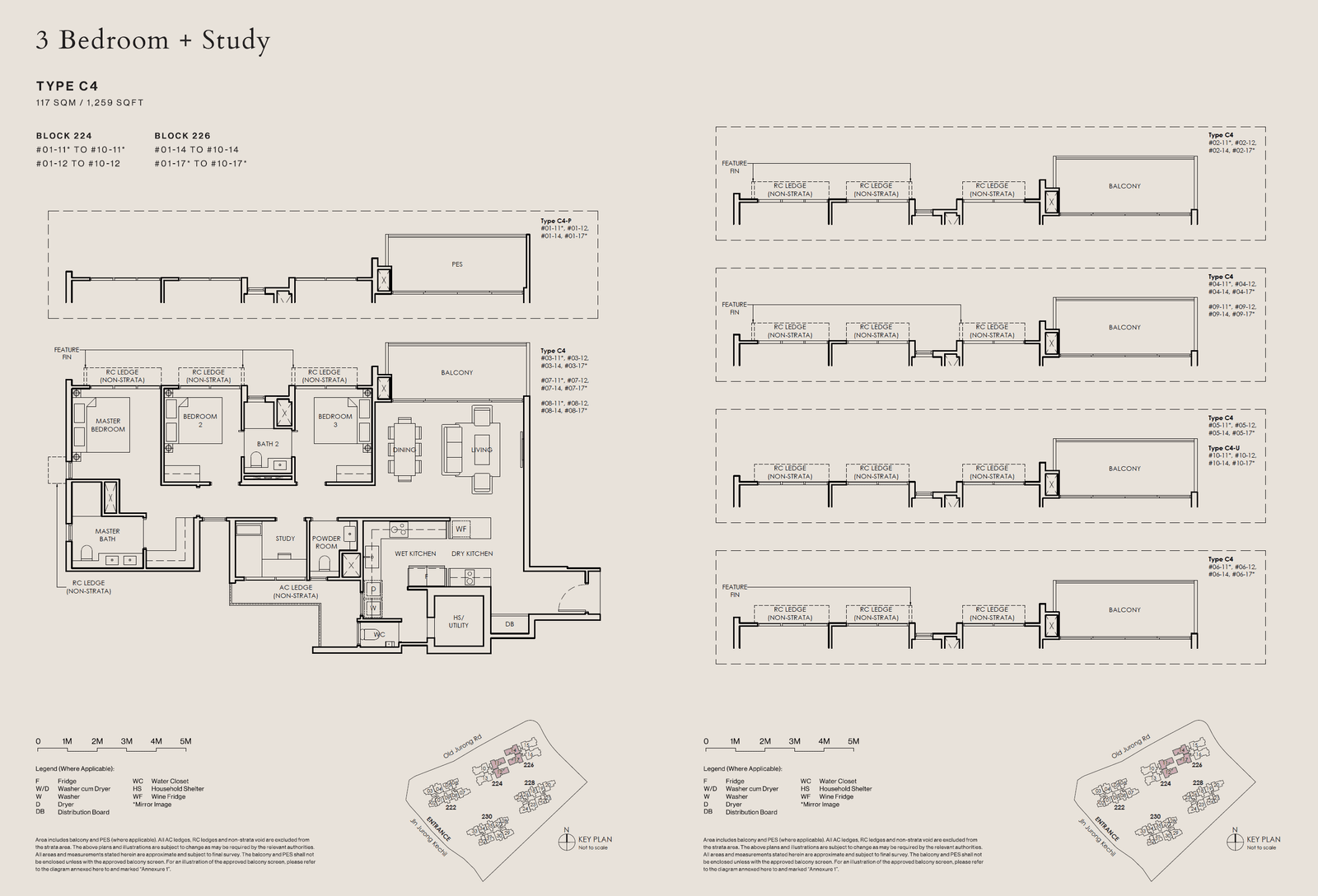 The Sen 3 Bedroom + Study C4