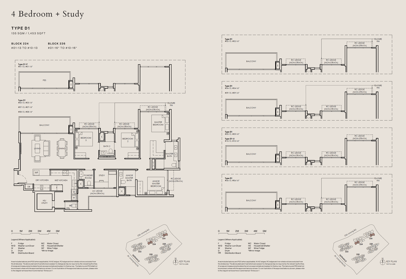 The Sen 4 Bedroom + Study D1