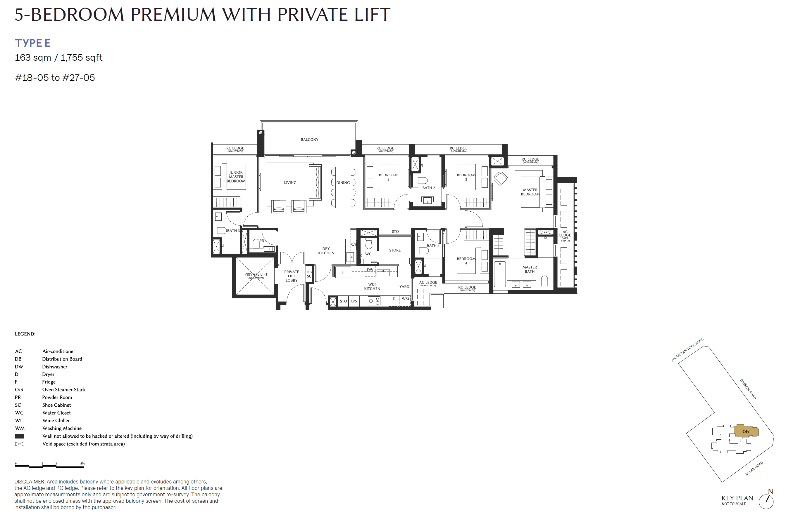The Serra Residences 5 BEDROOM PREMIUM WITH PRIVATE LIFT E