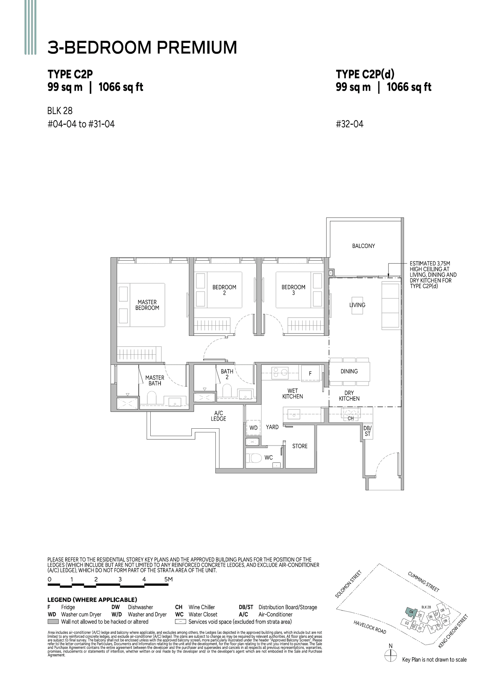 Union Square Residences 誉岭峰 3 Bedroom Premium C2P(d)