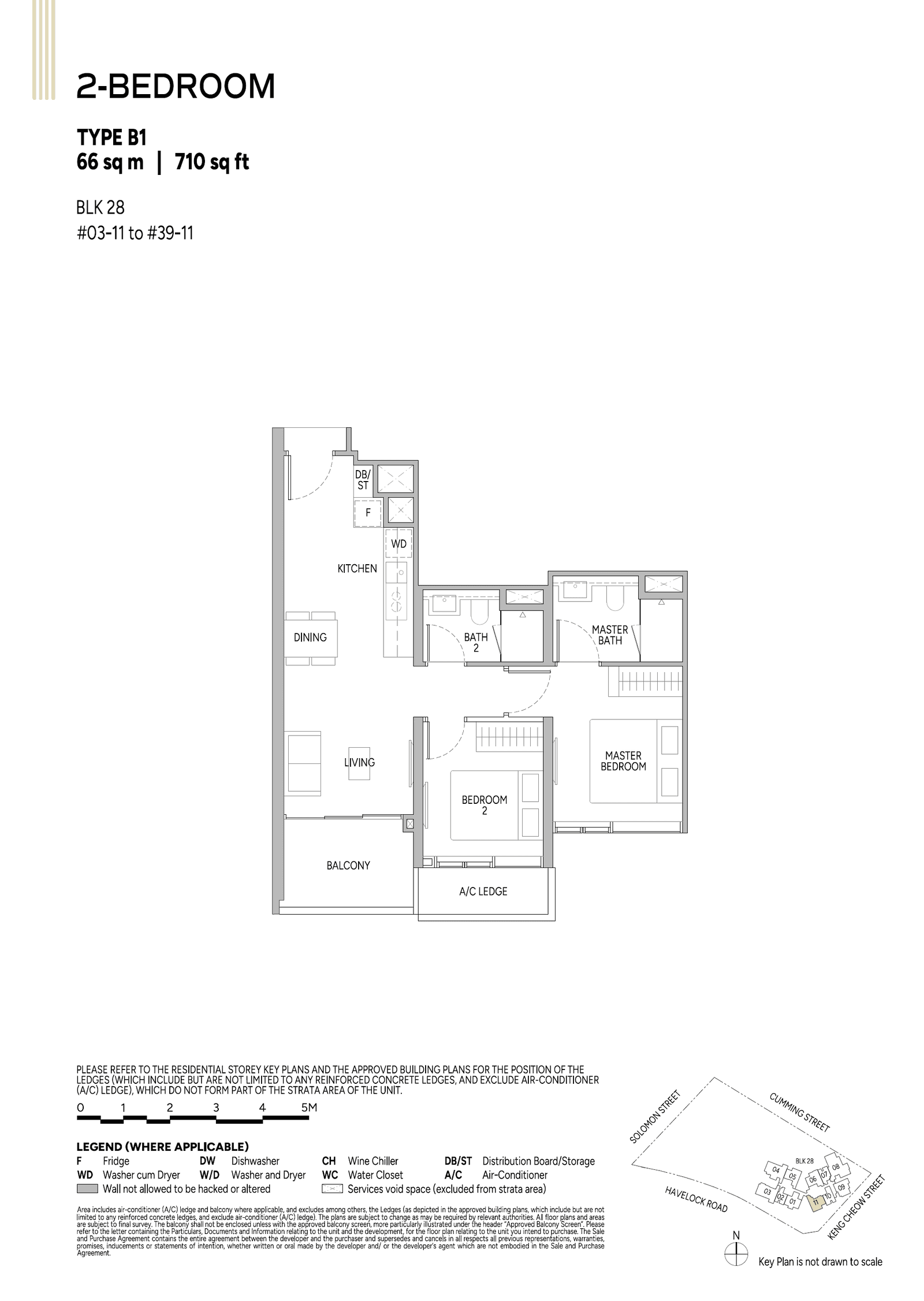 Union Square Residences 2 Bedroom B1