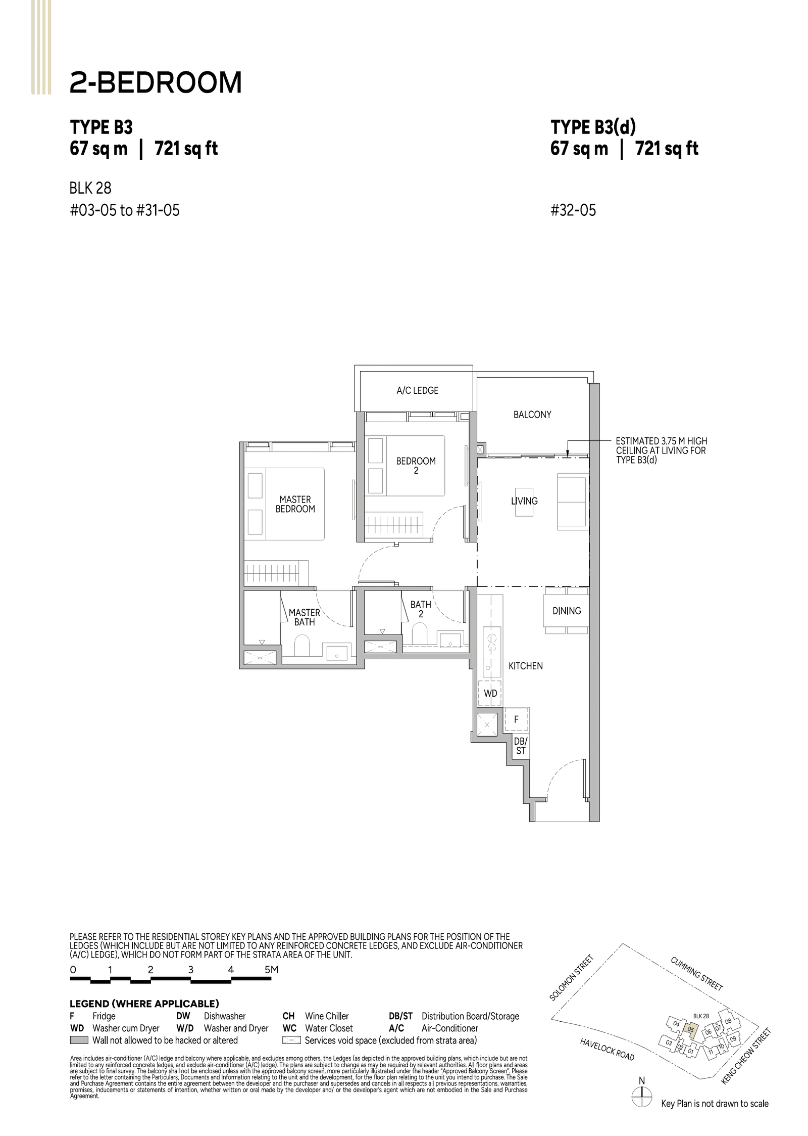 Union Square Residences 2 Bedroom B3