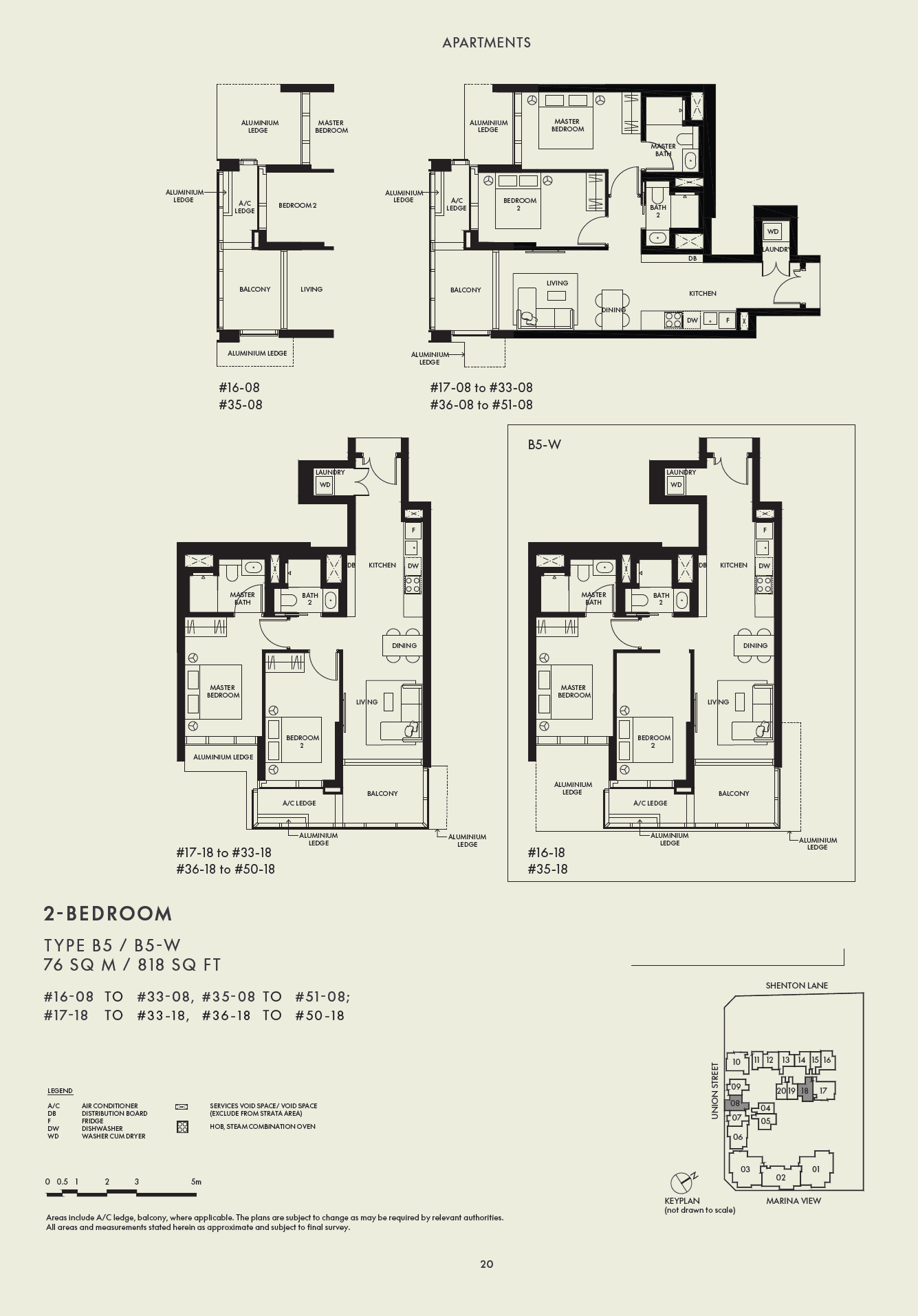 W Residences Marina View - Singapore 2 Bedroom Premium B5