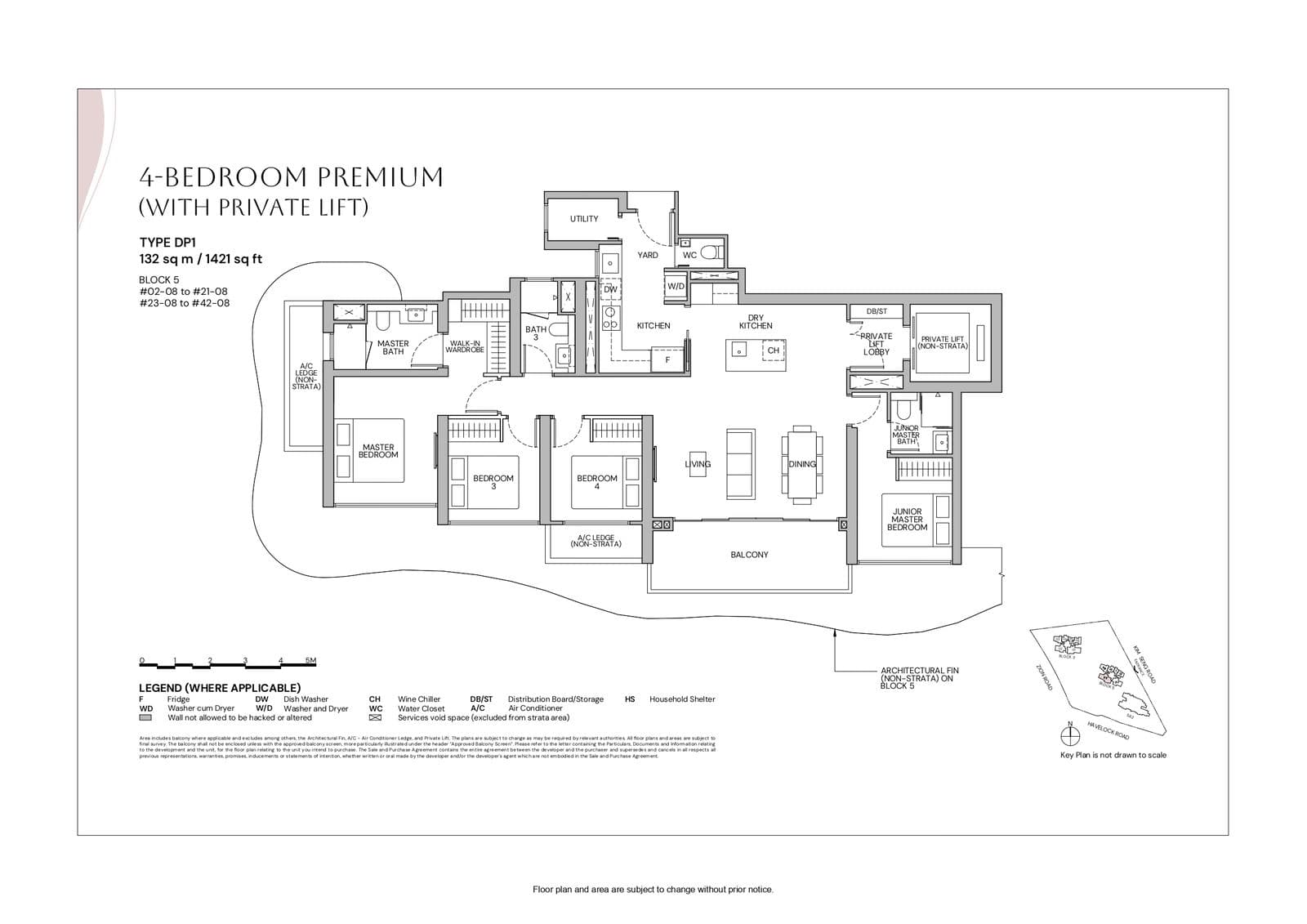 Zyon Grand 4 Bedroom Premium (With Private Lift) DP1